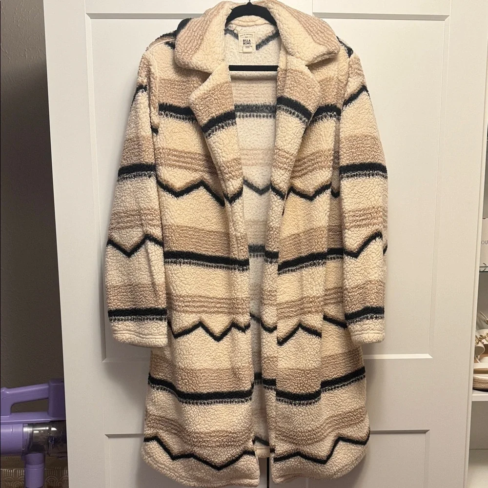 Billabong Montreal Longline Fleece Jacket - Picture 1 of 3